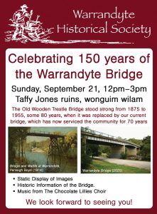 150 years of warrandyte bridge celebration