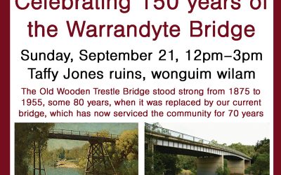 150th anniversary of the Warrandyte Bridge