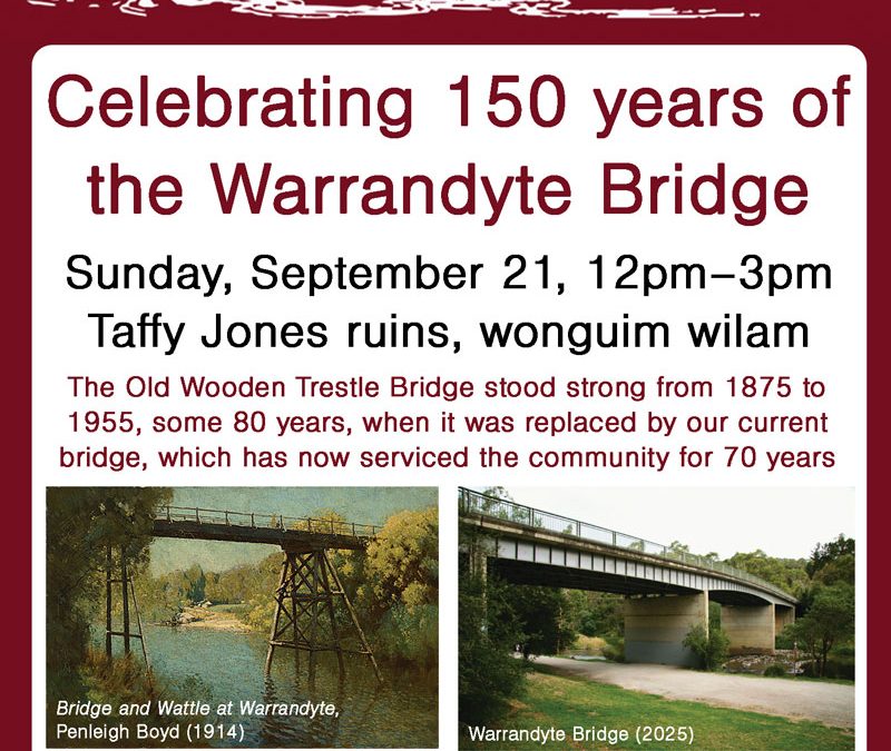 150th anniversary of the Warrandyte Bridge