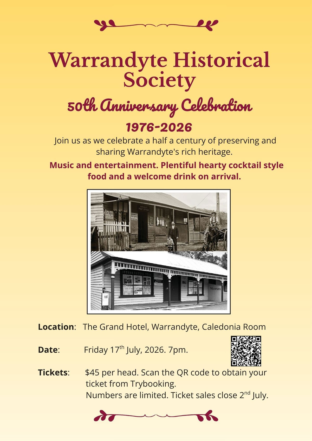 50th anniversary flier