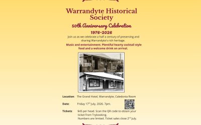 50th Anniversary of the Warrandyte Historical Society