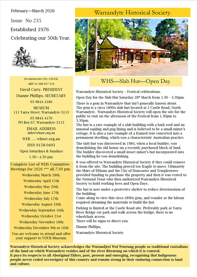 whs newsletter no. 235