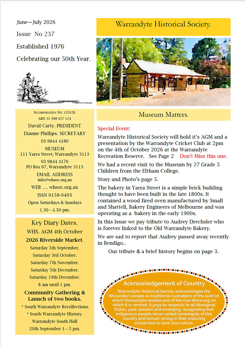 whs newsletter no. 237